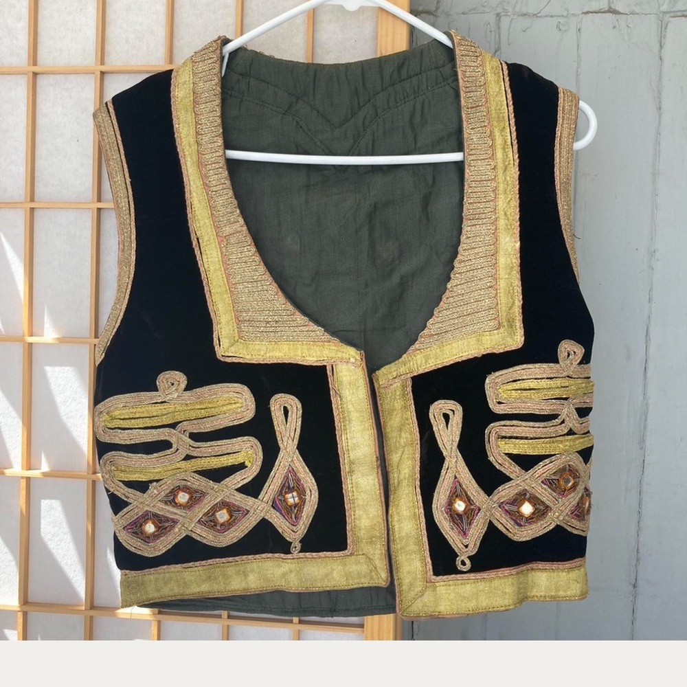 Jim Morrison velvet vest